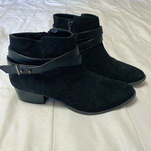 Lauren Conrad Black Ankle Booties